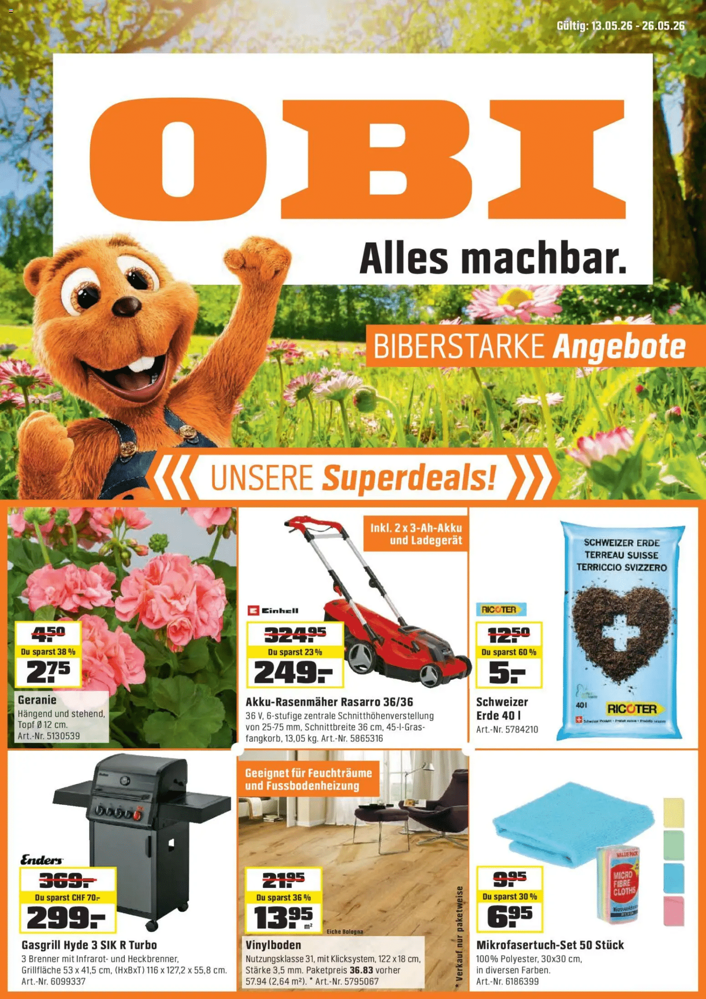 OBI Aktionen