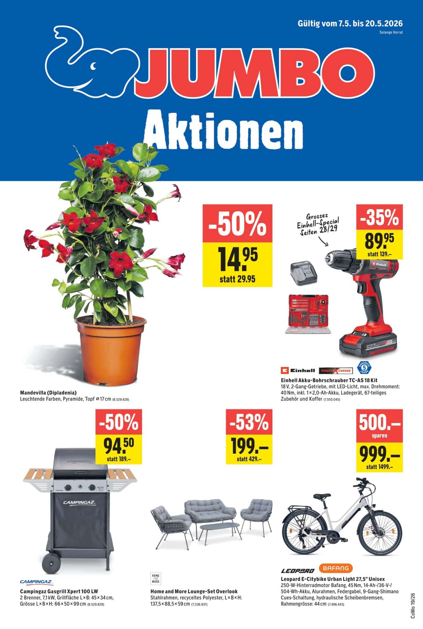 Jumbo Aktionen