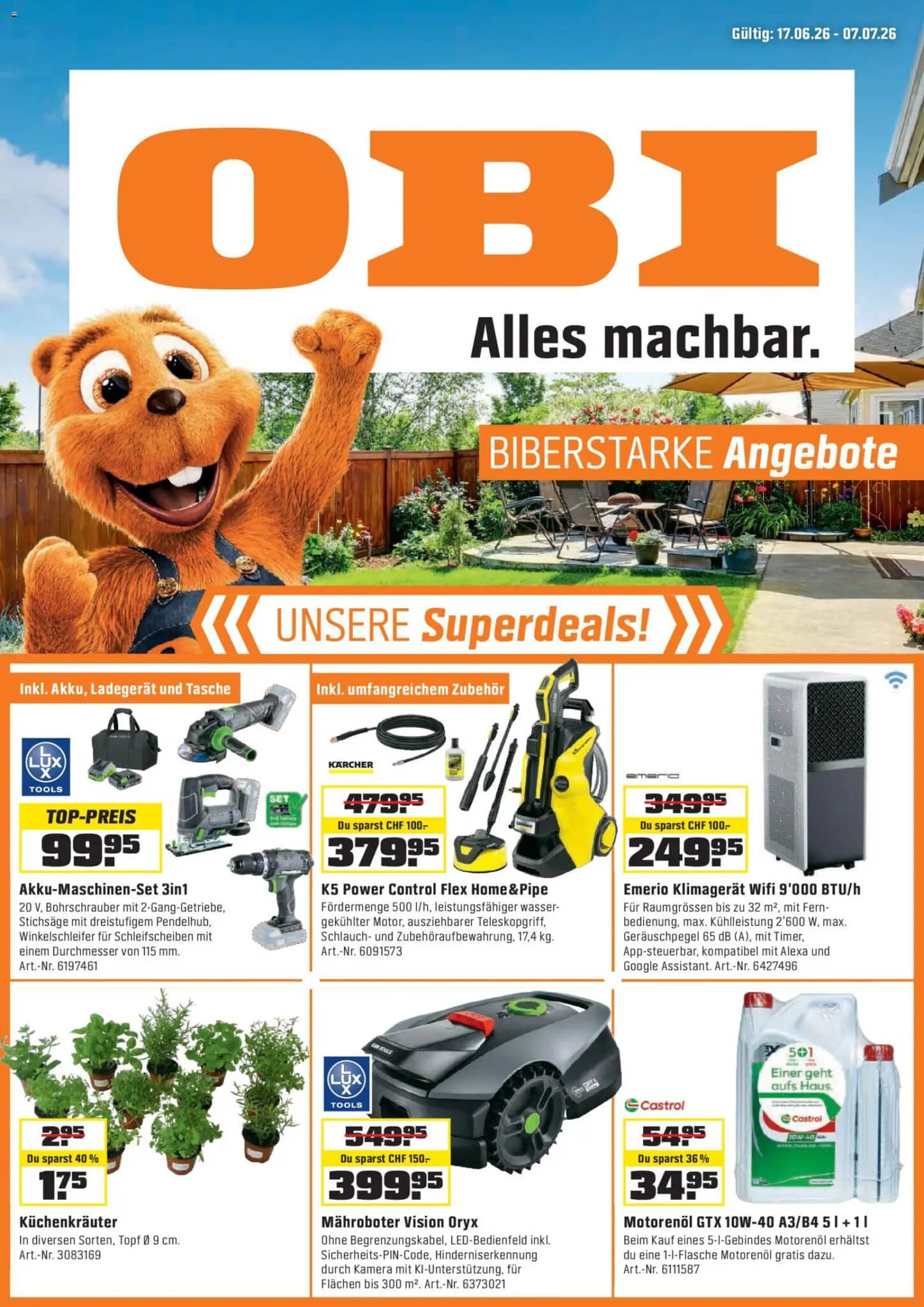 OBI Aktionen