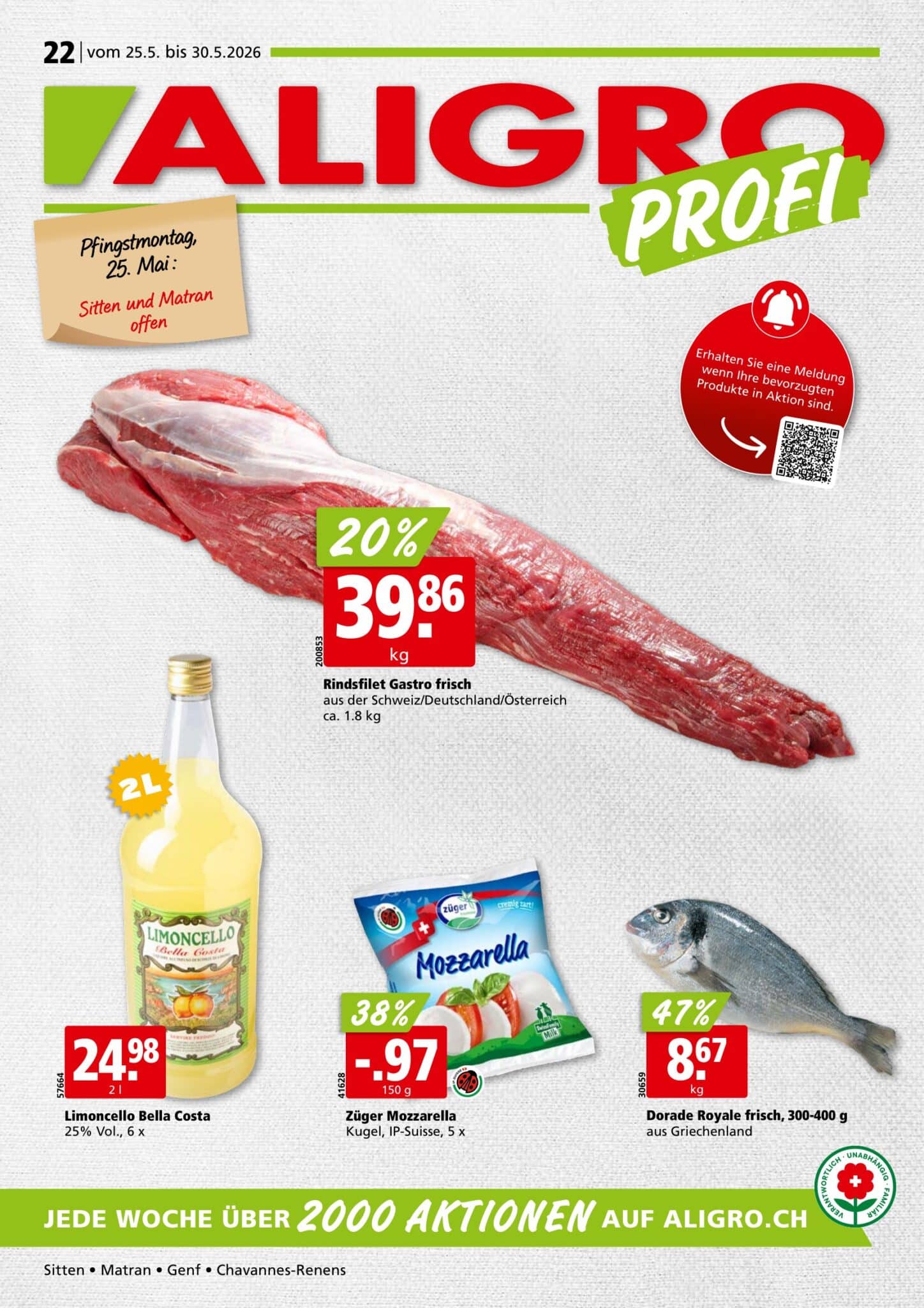 Aligro Aktionen