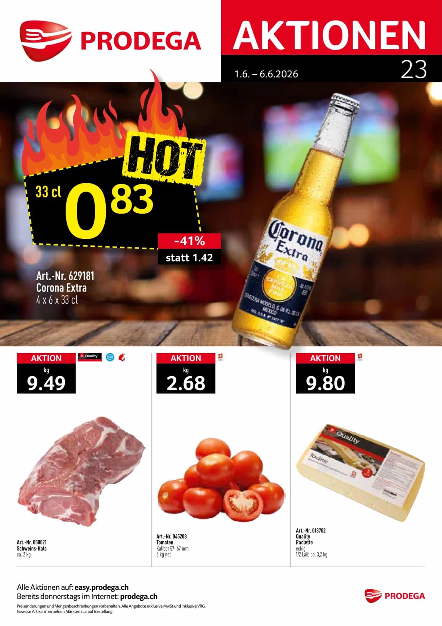 Prodega Aktionen
