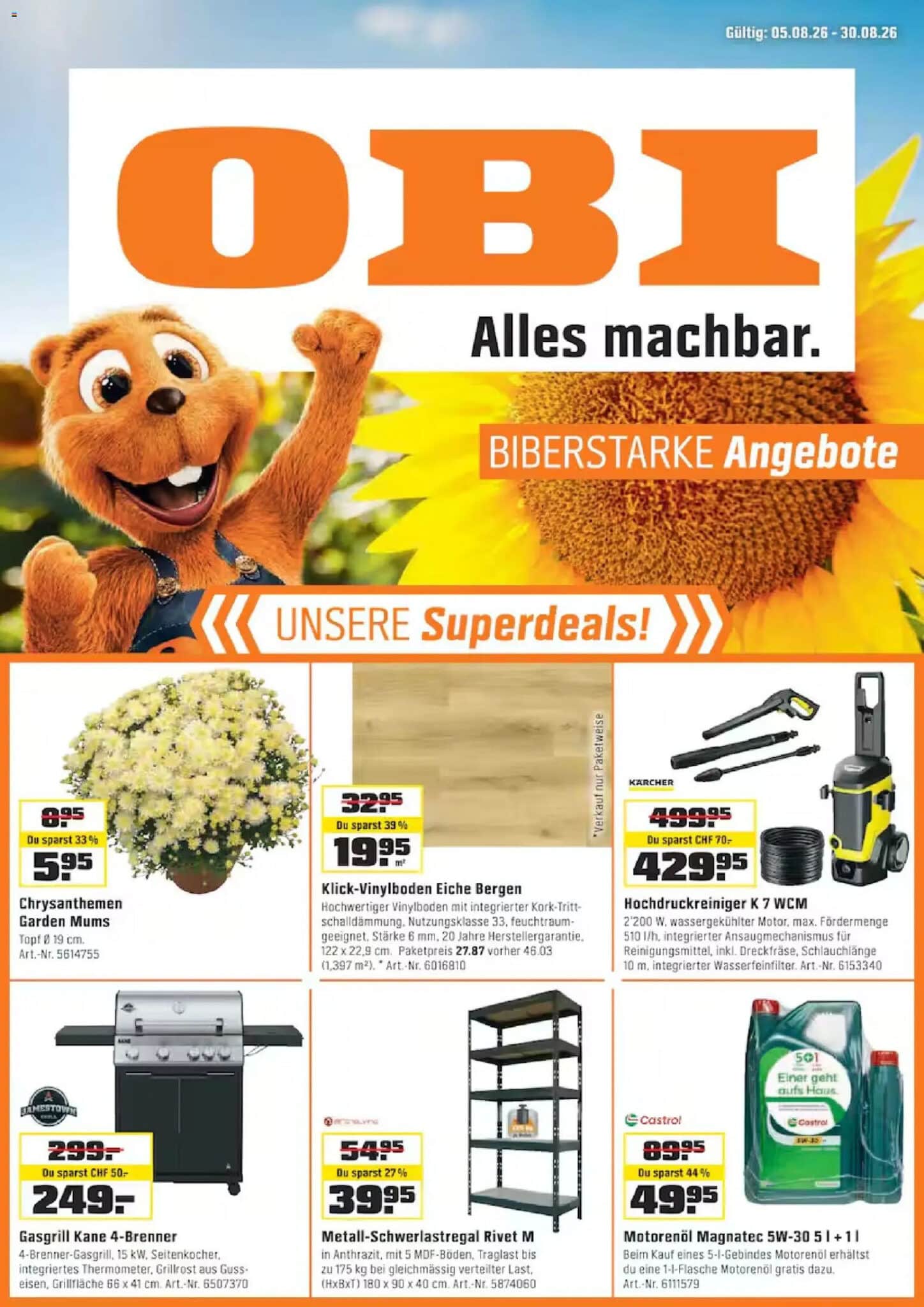 OBI Aktionen