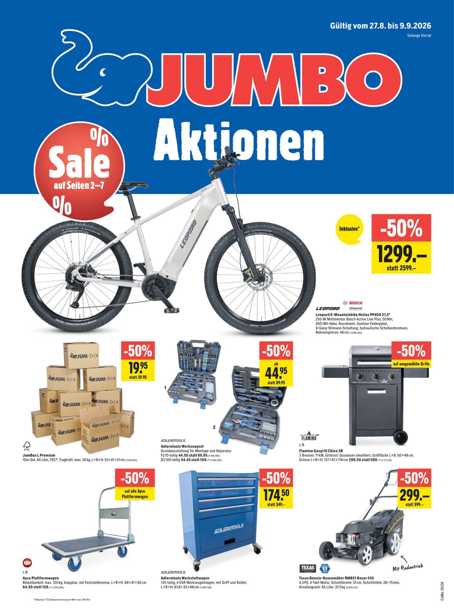 Jumbo Aktionen
