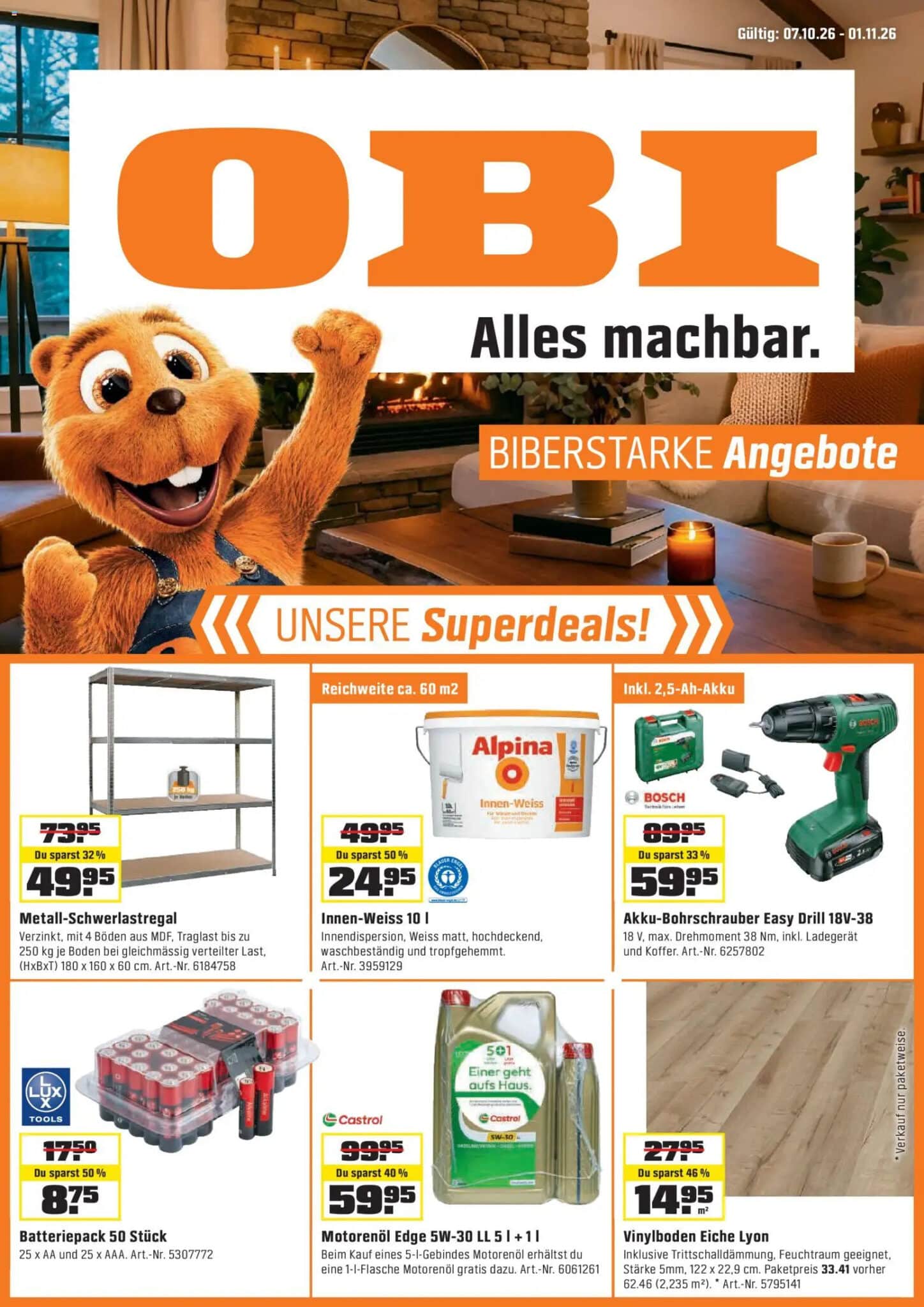 OBI Aktionen